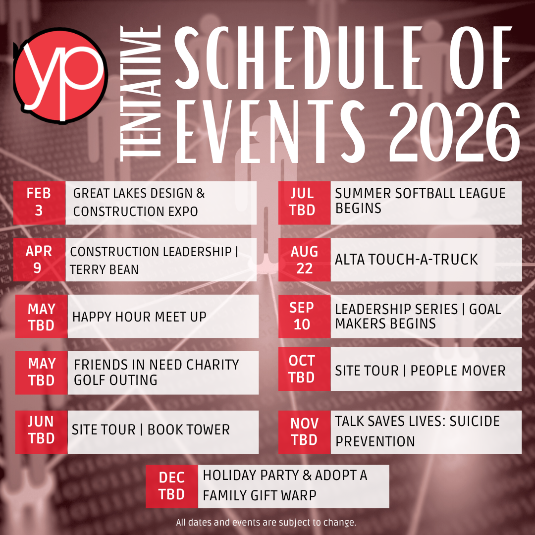 2026 YP Schedule of Events