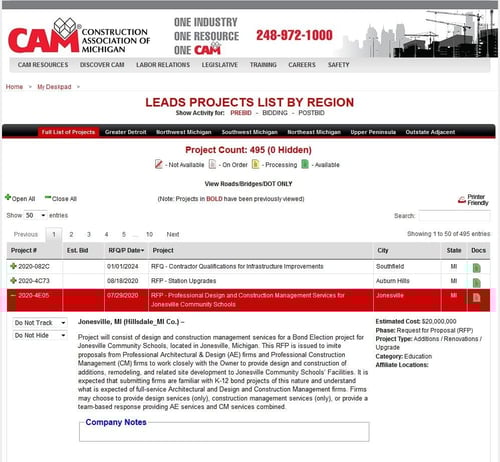 Virtual-Leads-Project-List