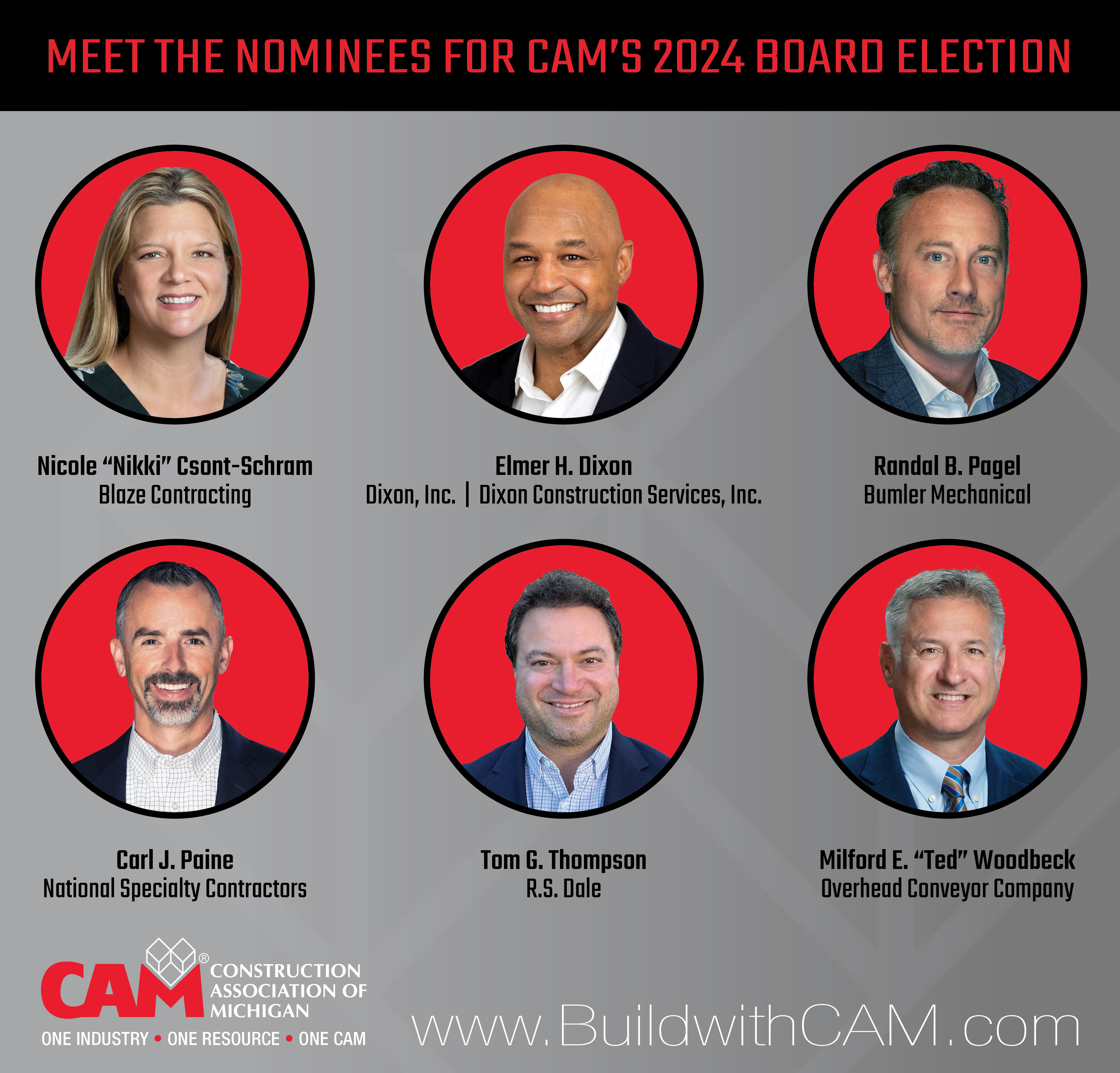 Candidates for the 2024 CAM Board of Directors