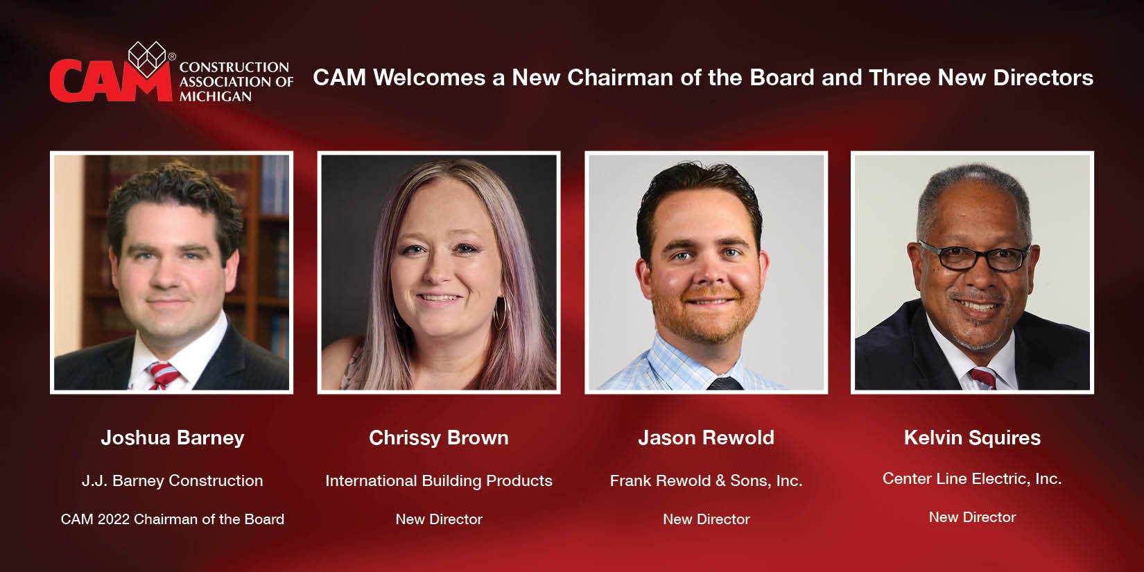 CAM Announces Induction of New Chairman