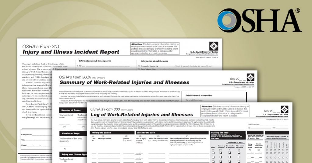 Updated OSHA Recordkeeping Requirements