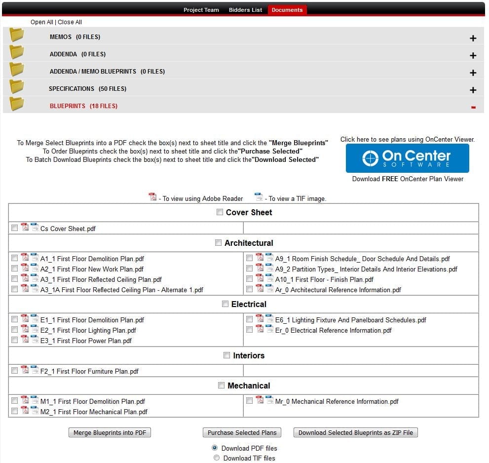 Example Project Documents